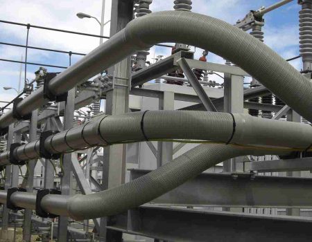 Busbar image high-voltage Riber Italy